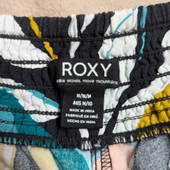 Colorful Floral Roxy Beach Pants - Picture 4 of 4